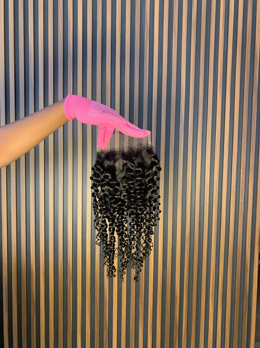 6x6 Raw Burmese Curl Closure